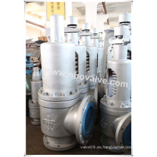 Válvula de seguridad de presión de resorte con brida de 10 &quot;para líquidos (300 lb)